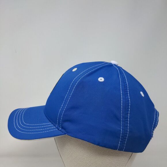 US Kids Golf Tournament Players Association Caddie Strapback Hat Blue One Size - Picture 3 of 7